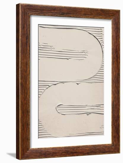 Mud Texture 11 Beige-Pictufy Studio III-Framed Giclee Print