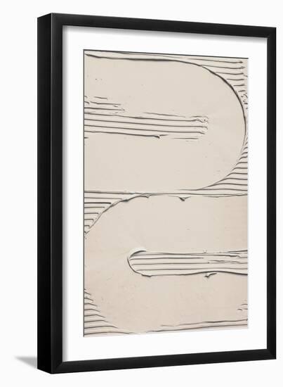 Mud Texture 11 Beige-Pictufy Studio III-Framed Giclee Print