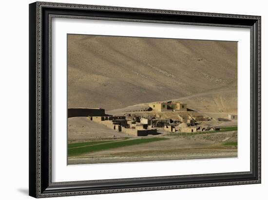 Mud village in Bamiyan Province, Afghanistan, Asia-Alex Treadway-Framed Photographic Print