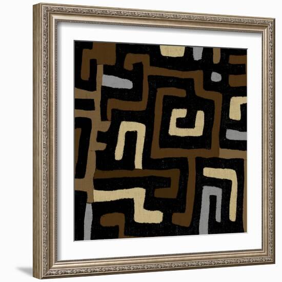 Mudcloth I-Ellie Roberts-Framed Art Print