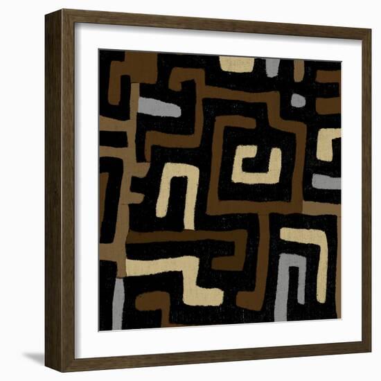 Mudcloth I-Ellie Roberts-Framed Art Print