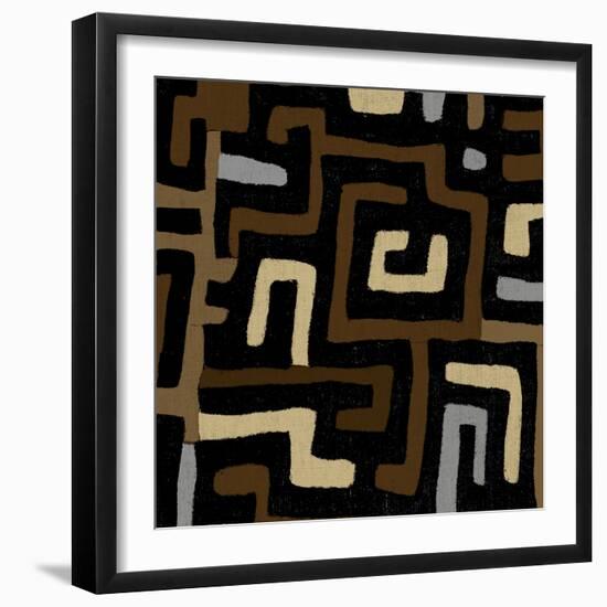 Mudcloth I-Ellie Roberts-Framed Art Print