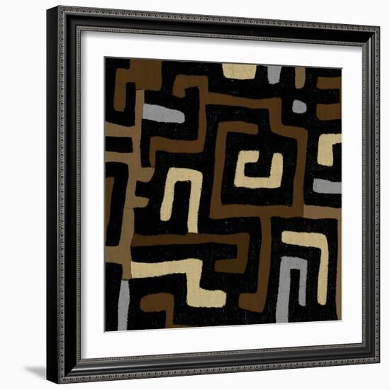 Mudcloth I-Ellie Roberts-Framed Art Print