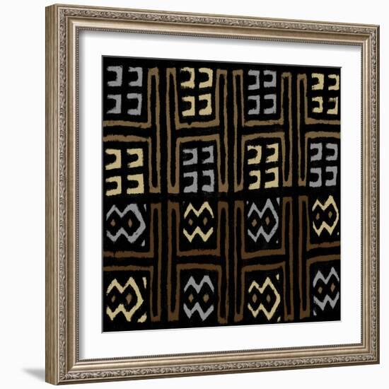 Mudcloth IV-Ellie Roberts-Framed Art Print