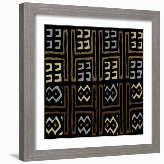 Mudcloth IV-Ellie Roberts-Framed Art Print