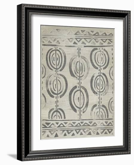 Mudcloth Patterns VIII-June Vess-Framed Art Print