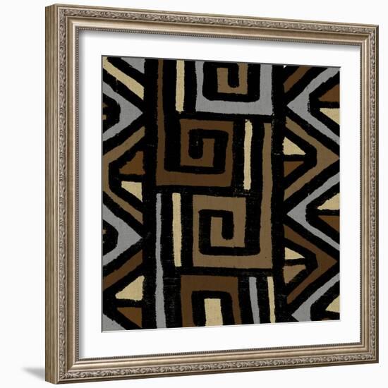 Mudcloth VI-Ellie Roberts-Framed Art Print