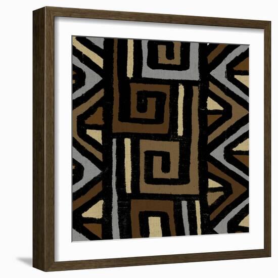 Mudcloth VI-Ellie Roberts-Framed Art Print