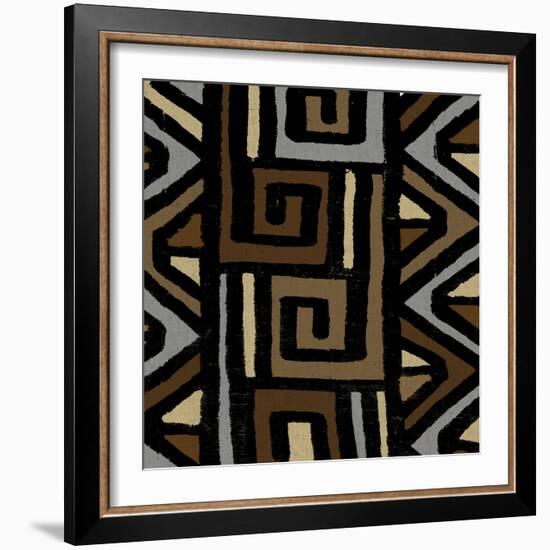 Mudcloth VI-Ellie Roberts-Framed Art Print