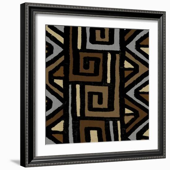 Mudcloth VI-Ellie Roberts-Framed Art Print