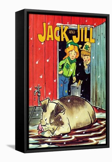 Muddy Bath - Jack and Jill, January 1985-null-Framed Premier Image Canvas