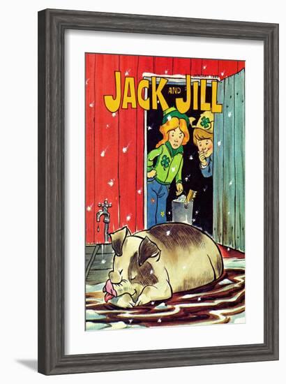 Muddy Bath - Jack and Jill, January 1985-null-Framed Giclee Print