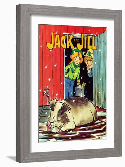 Muddy Bath - Jack and Jill, January 1985-null-Framed Giclee Print