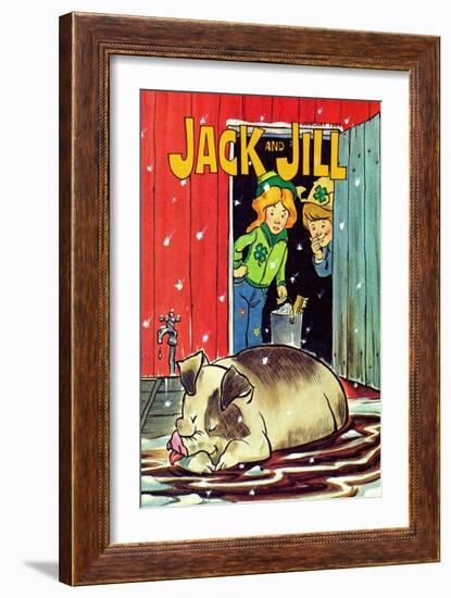 Muddy Bath - Jack and Jill, January 1985-null-Framed Giclee Print