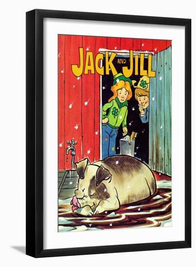 Muddy Bath - Jack and Jill, January 1985-null-Framed Giclee Print