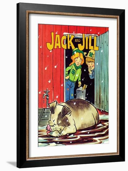 Muddy Bath - Jack and Jill, January 1985-null-Framed Giclee Print