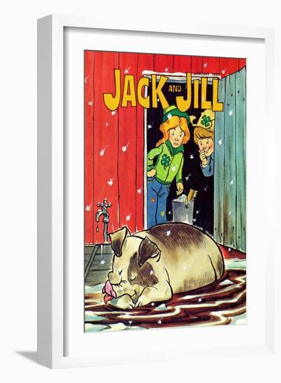 Muddy Bath - Jack and Jill, January 1985-null-Framed Giclee Print