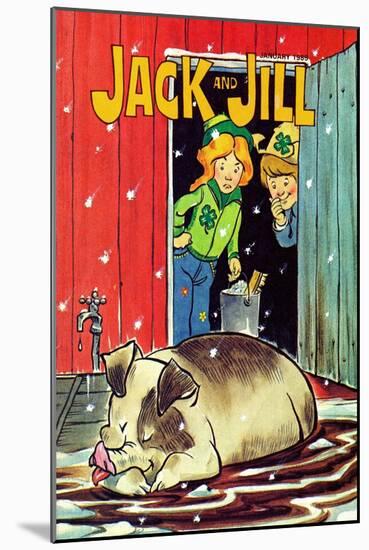 Muddy Bath - Jack and Jill, January 1985-null-Mounted Giclee Print