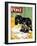 "Muddy Paw Prints," Saturday Evening Post Cover, December 6, 1947-Albert Staehle-Framed Premium Giclee Print