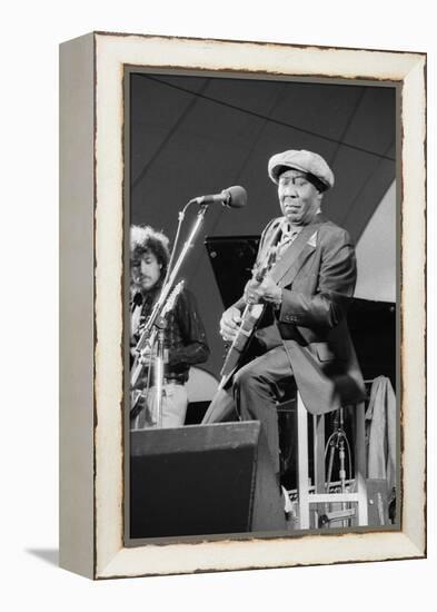 Muddy Waters, American Blues Musician, Capital Jazz, 1979-Brian O'Connor-Framed Premier Image Canvas