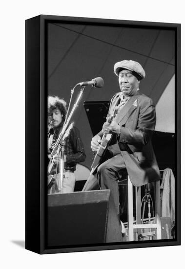 Muddy Waters, American Blues Musician, Capital Jazz, 1979-Brian O'Connor-Framed Premier Image Canvas