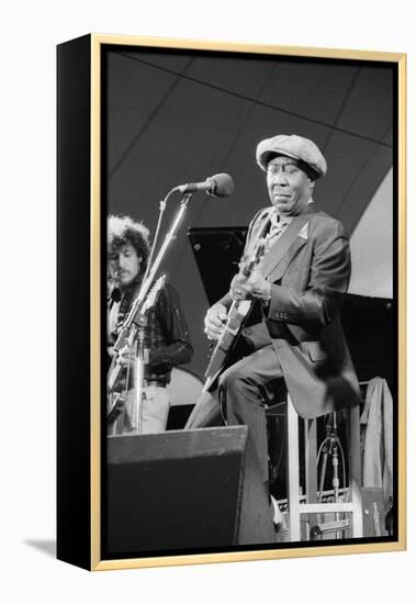 Muddy Waters, American Blues Musician, Capital Jazz, 1979-Brian O'Connor-Framed Premier Image Canvas