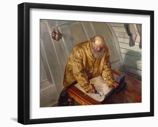 Muddy Waters (Oil on Canvas)-Christian Krohg-Framed Giclee Print