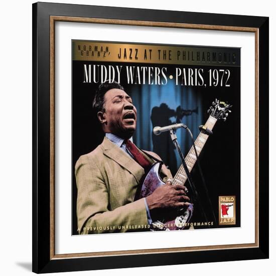 Muddy Waters - Paris, 1972--Framed Art Print