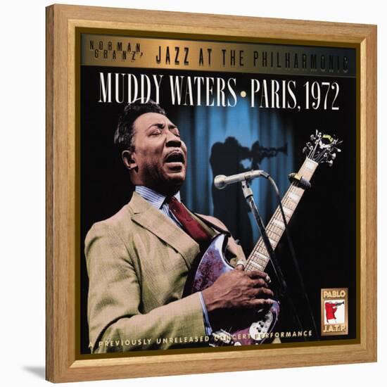 Muddy Waters - Paris, 1972-null-Framed Stretched Canvas