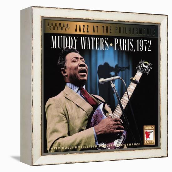 Muddy Waters - Paris, 1972-null-Framed Stretched Canvas