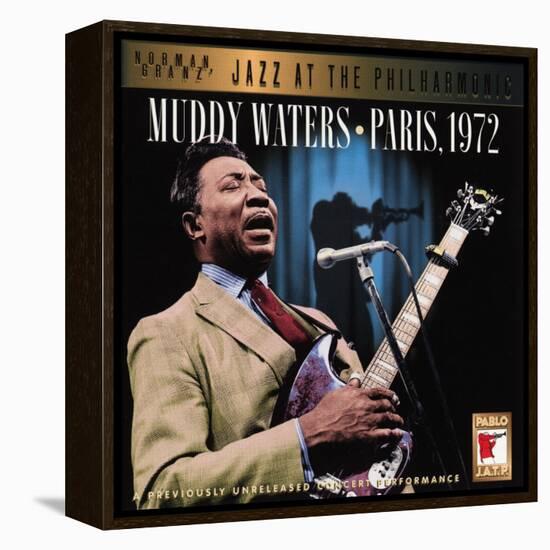 Muddy Waters - Paris, 1972-null-Framed Stretched Canvas