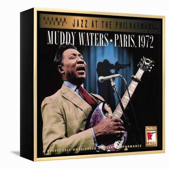 Muddy Waters - Paris, 1972-null-Framed Stretched Canvas