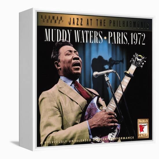 Muddy Waters - Paris, 1972-null-Framed Stretched Canvas