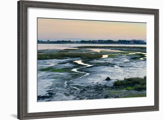 Mudflats at Langstone Harbour, Hampshire, UK-Rob Read-Framed Photographic Print