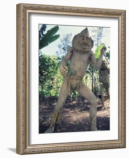 Mudmen, Mt. Hagen, Papua New Guinea-Michele Westmorland-Framed Photographic Print