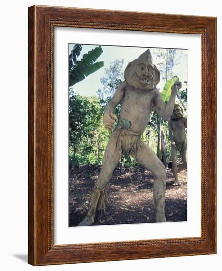 Mudmen, Mt. Hagen, Papua New Guinea-Michele Westmorland-Framed Photographic Print