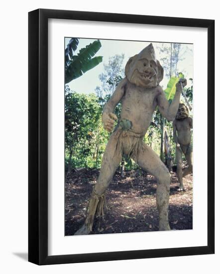 Mudmen, Mt. Hagen, Papua New Guinea-Michele Westmorland-Framed Photographic Print