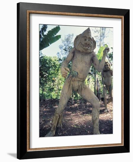 Mudmen, Mt. Hagen, Papua New Guinea-Michele Westmorland-Framed Photographic Print