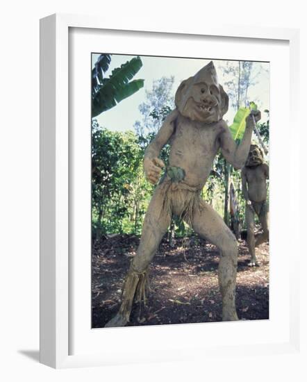 Mudmen, Mt. Hagen, Papua New Guinea-Michele Westmorland-Framed Photographic Print