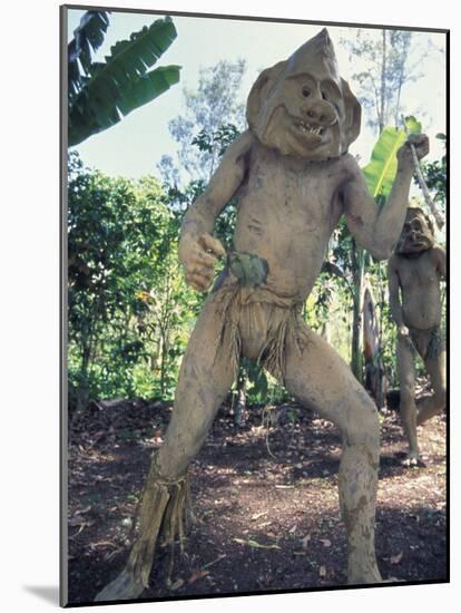 Mudmen, Mt. Hagen, Papua New Guinea-Michele Westmorland-Mounted Photographic Print