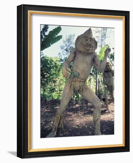 Mudmen, Mt. Hagen, Papua New Guinea-Michele Westmorland-Framed Photographic Print