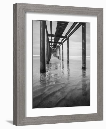 Muelle en Acapulco BW-Moises Levy-Framed Photographic Print