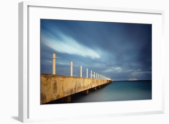 Muelle Playa 1 Color-Moises Levy-Framed Photographic Print