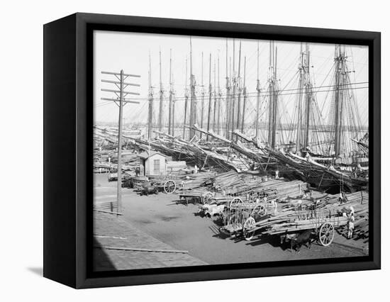 Muelle Tallapiedras, Havana, c.1904-American Photographer-Framed Premier Image Canvas