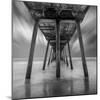 Muelle Triangular Flat-Moises Levy-Mounted Photographic Print