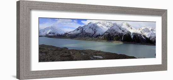 Mueller Glacier at the Head of the Kea Point Track, Mt. Cook National Park, New Zealand-Paul Dymond-Framed Photographic Print