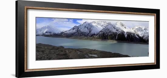 Mueller Glacier at the Head of the Kea Point Track, Mt. Cook National Park, New Zealand-Paul Dymond-Framed Photographic Print