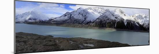 Mueller Glacier at the Head of the Kea Point Track, Mt. Cook National Park, New Zealand-Paul Dymond-Mounted Photographic Print