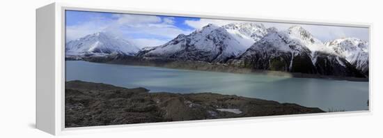 Mueller Glacier at the Head of the Kea Point Track, Mt. Cook National Park, New Zealand-Paul Dymond-Framed Premier Image Canvas
