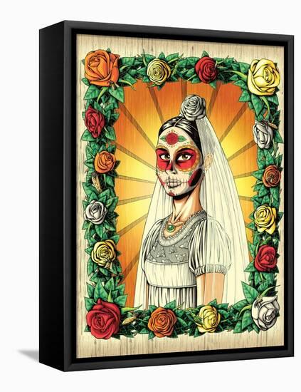 Muerta Bride-Nicholas Ivins-Framed Stretched Canvas